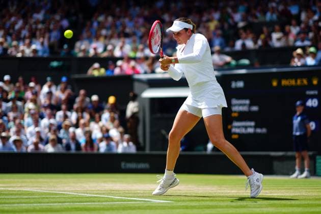 Donna Vekic during her semi final match Wimbledon Tennis Championships, Day 11, The All England Lawn Tennis and Croquet Club, London, UK - 11 Jul 2024  Copyright: xJavierxGarcia Shutterstockx 14580280ay