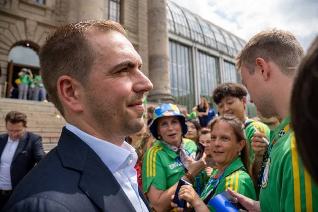 Tunierdirektor der UEFA EURO 2024 Philipp Lahm bei der Ehrung der Freiwilligen Helfer der EM den Volunteers
