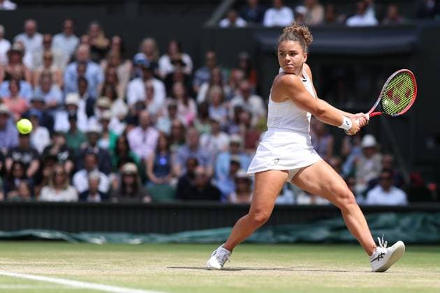 Jasmine Paolini of Italy Wimbledon Tennis Championships, Day 11, The All England Lawn Tennis and Croquet Club, London, UK - 11 Jul 2024  Copyright: xEllaxLing Shutterstockx 14580284a