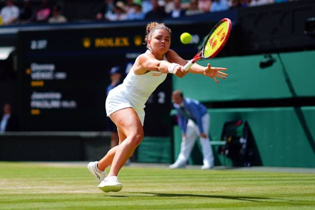 Jasmine Paolini during her semi final match Wimbledon Tennis Championships, Day 11, The All England Lawn Tennis and Croquet Club, London, UK - 11 Jul 2024  Copyright: xJavierxGarcia Shutterstockx 14580280cc
