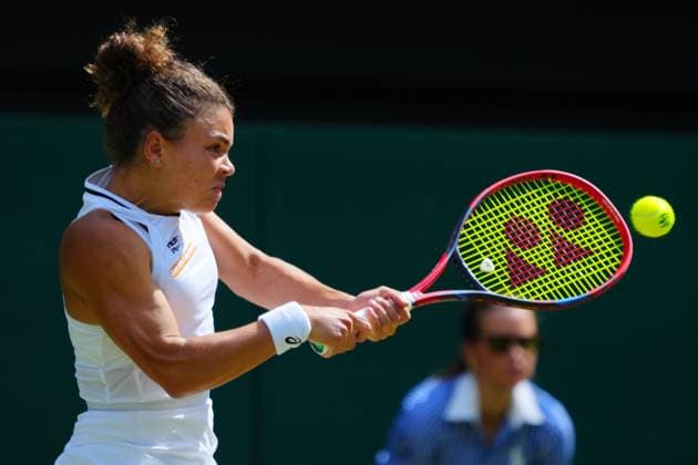 Jasmine Paolini during her semi final match Wimbledon Tennis Championships, Day 11, The All England Lawn Tennis and Croquet Club, London, UK - 11 Jul 2024  Copyright: xJavierxGarcia Shutterstockx 14580280di