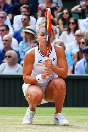 Jasmine Paolini reacts during her semi final match Wimbledon Tennis Championships, Day 11, The All England Lawn Tennis and Croquet Club, London, UK - 11 Jul 2024  Copyright: xJavierxGarcia Shutterstockx 14580280dq
