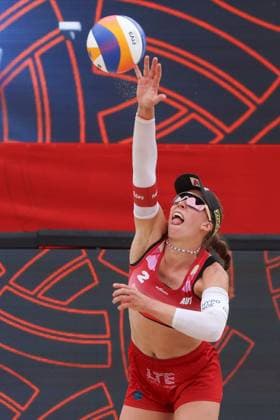 BEACHVOLLEYBALL - Beach Pro Vienna VIENNA,AUSTRIA,11.JUL.24 - Beach volleyball, Beachvolleyball - A1 Beach Pro Vienna. Image shows Ronja Klinger (AUT).  GEPAxpictures xMathiasxMandl