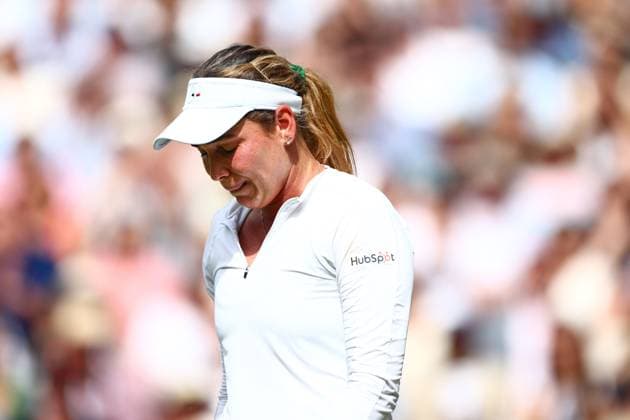 Donna Vekic dejected during her semi final match Wimbledon Tennis Championships, Day 11, The All England Lawn Tennis and Croquet Club, London, UK - 11 Jul 2024  Copyright: xJamesxMarsh Shutterstockx 14580282cz