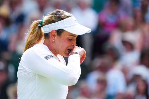 Donna Vekic during her semi final match Wimbledon Tennis Championships, Day 11, The All England Lawn Tennis and Croquet Club, London, UK - 11 Jul 2024  Copyright: xJavierxGarcia Shutterstockx 14580280ez