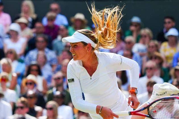 Donna Vekic during her semi final match Wimbledon Tennis Championships, Day 11, The All England Lawn Tennis and Croquet Club, London, UK - 11 Jul 2024  Copyright: xJavierxGarcia Shutterstockx 14580280fd