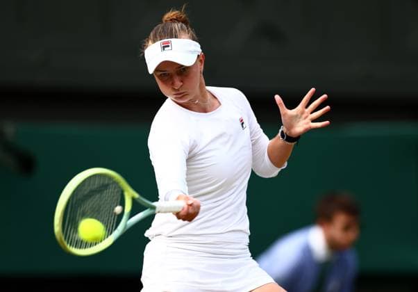 Tennis, Wimbledon, Day 11, Barbora Krejcikova - Elena Rybakina
