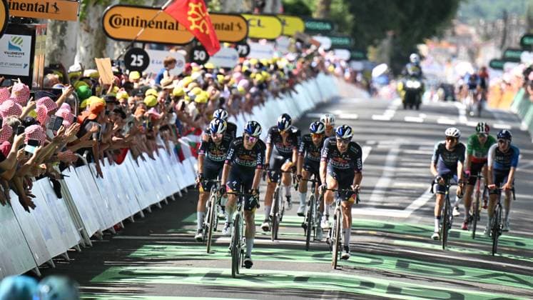 11-07-2024 Tour De France; Tappa 12 Aurillac - Villeneuve Sur Lot; 2024, Red Bull - Bora - Hansgrohe; Roglic, Primoz; Villeneuve Sur Lot; 