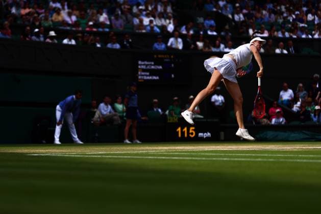 Elena Rybakina during her semi final match Wimbledon Tennis Championships, Day 11, The All England Lawn Tennis and Croquet Club, London, UK - 11 Jul 2024  Copyright: xJamesxMarsh Shutterstockx 14580282fe
