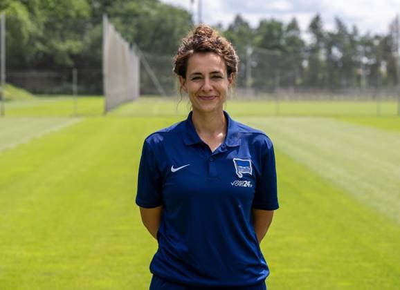 Anne Kaube Physiotherapist Hertha BSC 2 Bundesliga, portrait appointment 2024 2025, 11 07 2024, Copyright: xMatthiasxKochx