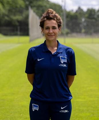 Anne Kaube Physiotherapist Hertha BSC 2 Bundesliga, portrait appointment 2024 2025, 11 07 2024, Copyright: xMatthiasxKochx
