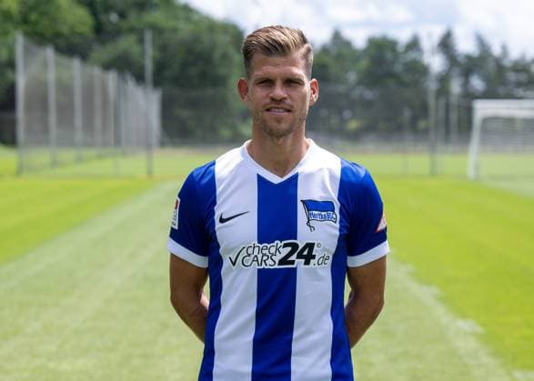 Florian Niederlechner Hertha BSC 2 Bundesliga, portrait date 2024 2025, 11 07 2024, Copyright: xMatthiasxKochx