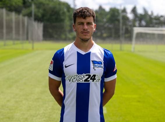 Diego Demme Hertha BSC 2 Bundesliga, portrait date 2024 2025, 11 07 2024, Copyright: xMatthiasxKochx