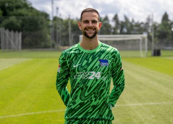 Goalkeeper Marius Gersbeck Hertha BSC 2 Bundesliga, portrait date 2024 2025, 11 07 2024, Copyright: xMatthiasxKochx