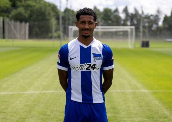 Jeremy Dudziak Hertha BSC 2 Bundesliga, portrait date 2024 2025, 11 07 2024, Copyright: xMatthiasxKochx