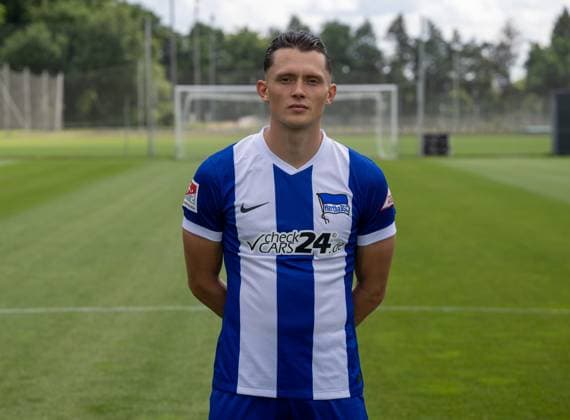 Fabian Reese Hertha BSC 2 Bundesliga, portrait date 2024 2025, 11 07 2024, Copyright: xMatthiasxKochx