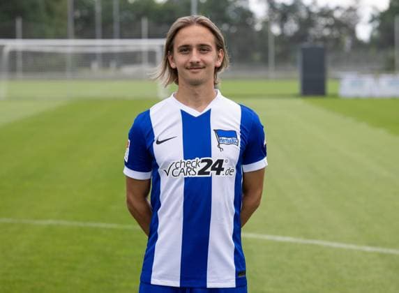 Michal Karbownik Hertha BSC 2 Bundesliga, portrait date 2024 2025, 11 07 2024, Copyright: xMatthiasxKochx
