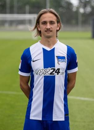 Michal Karbownik Hertha BSC 2 Bundesliga, portrait date 2024 2025, 11 07 2024, Copyright: xMatthiasxKochx