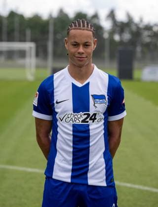 Derry Scherhant Hertha BSC 2 Bundesliga, portrait date 2024 2025, 11 07 2024, Copyright: xMatthiasxKochx