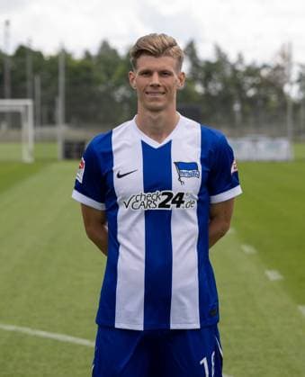 Luca Schuler Hertha BSC 2 Bundesliga, portrait date 2024 2025, 11 07 2024, Copyright: xMatthiasxKochx