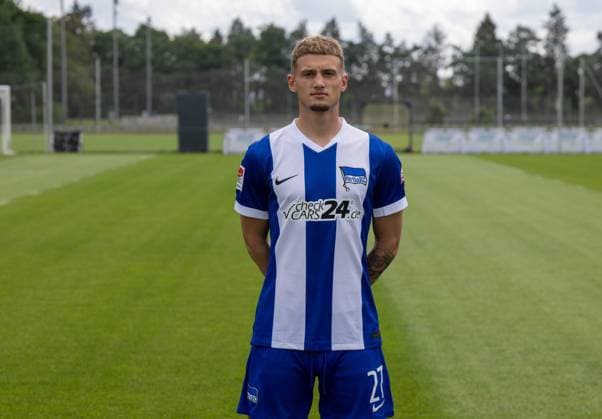 Michael Cuisance Hertha BSC 2 Bundesliga, portrait date 2024 2025, 11 07 2024, Copyright: xMatthiasxKochx