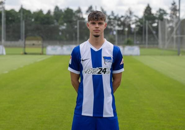 Luis Trus Hertha BSC 2 Bundesliga, portrait date 2024 2025, 11 07 2024, Copyright: xMatthiasxKochx