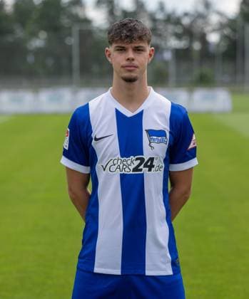 Luis Trus Hertha BSC 2 Bundesliga, portrait date 2024 2025, 11 07 2024, Copyright: xMatthiasxKochx