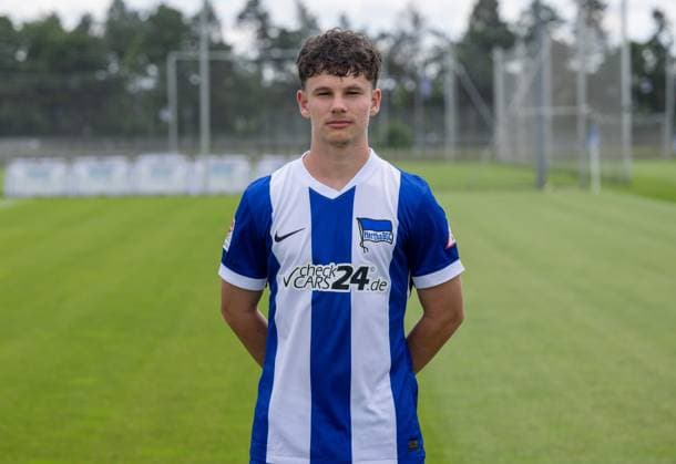 Julius Gottschalk Hertha BSC 2 Bundesliga, portrait date 2024 2025, 11 07 2024, Copyright: xMatthiasxKochx