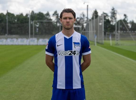 Linus Gechter Hertha BSC 2 Bundesliga, portrait date 2024 2025, 11 07 2024, Copyright: xMatthiasxKochx