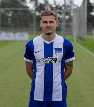 Marten Winkler Hertha BSC 2 Bundesliga, portrait date 2024 2025, 11 07 2024, Copyright: xMatthiasxKochx
