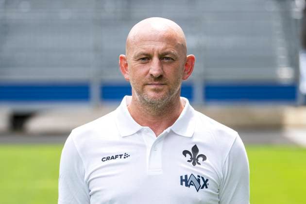 11 07 2024, xfux, Football 2 Bundesliga, SV Darmstadt 98 photo session season 2024 25 portrait session 2024 2025, emspor, v l coach Torsten Lieberknecht SV Darmstadt 1898 e V 2 BL, portrait session 2024 2025 Darmstadt