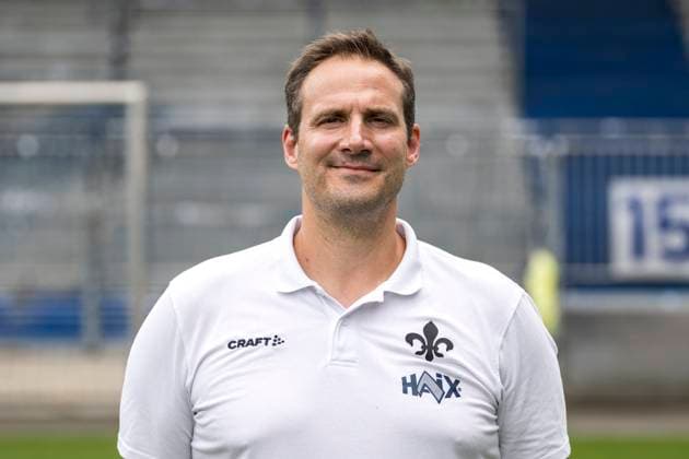 11 07 2024, xfux, Football 2 Bundesliga, SV Darmstadt 98 photo appointment season 2024 25 portrait appointment 2024 2025, emspor, v l Florian Bauer SV Darmstadt 1898 e V 2 BL, portrait appointment 2024 2025 Darmstadt