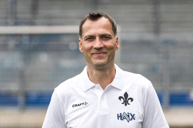 11 07 2024, xfux, Football 2 Bundesliga, SV Darmstadt 98 photo session season 2024 25 portrait session 2024 2025, emspor, v l Kai Peter Schmitz SV Darmstadt 1898 e V 2 BL, portrait session 2024 2025 Darmstadt