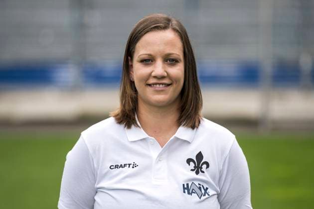 11 07 2024, xfux, Football 2 Bundesliga, SV Darmstadt 98 photo session season 2024 25 portrait session 2024 2025, emspor, v l Katrin Herbig SV Darmstadt 1898 e V 2 BL, portrait session 2024 2025 Darmstadt