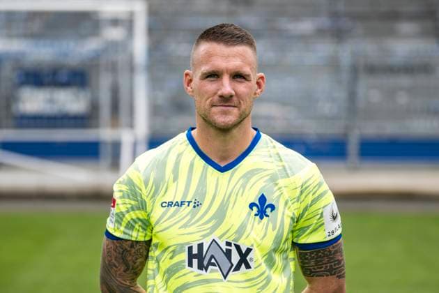 11 07 2024, xfux, Football 2 Bundesliga, SV Darmstadt 98 photo session season 2024 25 portrait session 2024 2025, emspor, v l Marcel Schuhen SV Darmstadt 1898 e V 2 BL, portrait session 2024 2025 Darmstadt