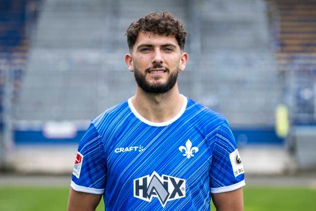 11 07 2024, xfux, Football 2 Bundesliga, SV Darmstadt 98 photo appointment season 2024 25 portrait appointment 2024 2025, emspor, v l Fraser Hornby SV Darmstadt 1898 e V 2 BL, portrait appointment 2024 2025 Darmstadt