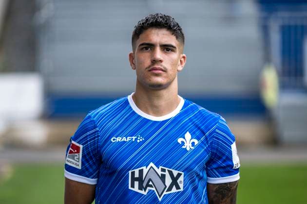 11 07 2024, xfux, Football 2 Bundesliga, SV Darmstadt 98 photo appointment season 2024 25 portrait appointment 2024 2025, emspor, v l Fabio Torsiello SV Darmstadt 1898 e V 2 BL, portrait appointment 2024 2025 Darmstadt