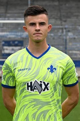 11 07 2024, xscotx, Fußball 2 Bundesliga, 2 BL SV Darmstadt 98 Fototermin Saison 2024 25 Porträttermin 2024 2025 emspor, v l Karol Niemczycki DFL DFB REGULATIONS PROHIBIT ANY USE OF PHOTOGRAPHS as IMAGE SEQUENCES and or QUASI VIDEO Darmstadt
