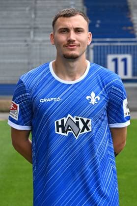 11 07 2024, xscotx, Fußball 2 Bundesliga, 2 BL SV Darmstadt 98 Fototermin Saison 2024 25 Porträttermin 2024 2025 emspor, v l Filip Stojilkovic SV Darmstadt 98 DFL DFB REGULATIONS PROHIBIT ANY USE OF PHOTOGRAPHS as IMAGE SEQUENCES and or QUASI VIDEO Darmstadt