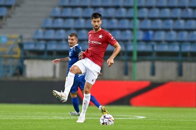 2024.07.11 Krakow Pilka nozna, UEFA Liga Europy, sezon 2024 2025 Wisla Krakow - KF Llapi 1932 Podujevo N z Marc Carbo Bellapart Foto Krzysztof Porebski PressFocus 2024.07.11 Krakow Football, UEFA Europa League, 2024 25 season Wisla Krakow - KF Llapi 1932 Podujeve Marc Carbo Bellapart Credit: Krzysztof Porebski PressFocus NEWSPIX.PL --- Newspix.pl  20240711PF_KP00021