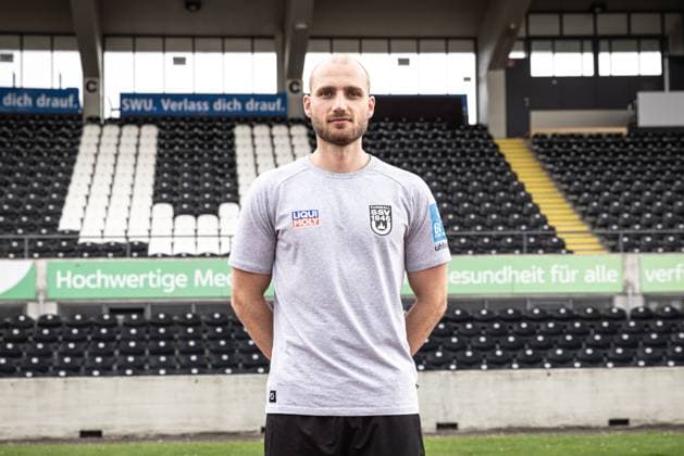 Jonas Imkamp Co Coach SSV Ulm 1846 Soccer 2 Bundesliga, Porträttermin 2024 2025 Jonas Imkamp Co Coach, SSV Ulm 1846 Soccer Ulm Donaustadion Baden Württemberg Germany