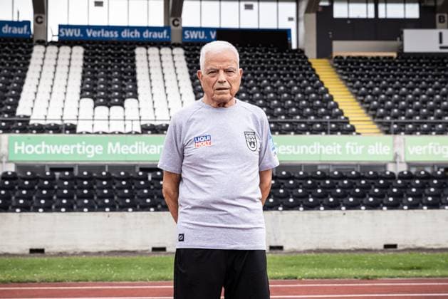 Emilio Tancredi Coach SSV Ulm 1846 Soccer 2 Bundesliga, portrait date 2024 2025 Emilio Tancredi Coach, SSV Ulm 1846 Soccer Ulm Donaustadion Baden Württemberg Germany