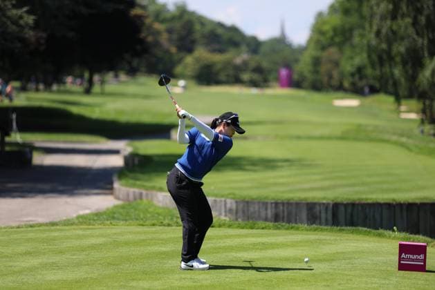 EVIAN-LES-BAINS, FRANCE - 11.07.2024: Hye-Jin Choi (KOR)of The Amundi Evian Championship at the Evian Resort Golf Club on July 11, 2023 in Evian-les-Bains, France.