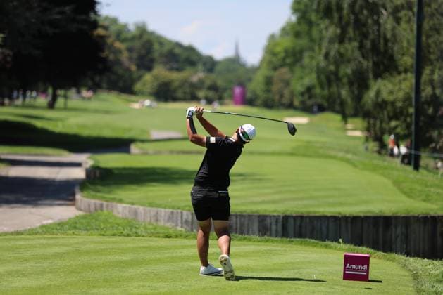 EVIAN-LES-BAINS, FRANCE - 11.07.2024: Peiyun Chien (TPE) of The Amundi Evian Championship at the Evian Resort Golf Club on July 11, 2023 in Evian-les-Bains, France.