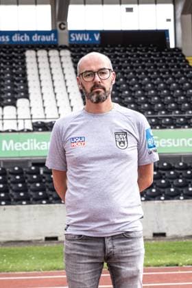 Bastian Noth Team Manager SSV Ulm 1846 Soccer 2 Bundesliga, Porträttermin 2024 2025 Bastian Noth Team Manager, SSV Ulm 1846 Soccer Ulm Donaustadion Baden Württemberg Germany