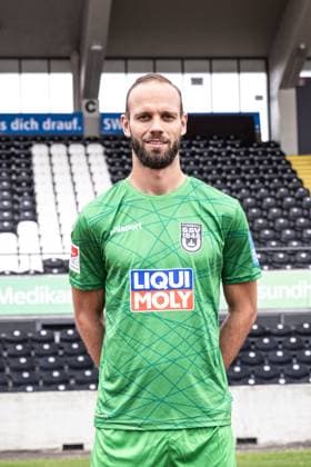 Christian Ortag SSV Ulm 1846 Soccer 2 Bundesliga, portrait date 2024 2025 Christian Ortag 39, SSV Ulm 1846 Soccer Ulm Donaustadion Baden Württemberg Germany