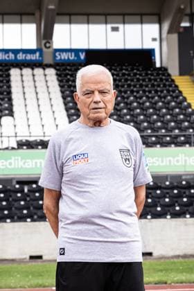Emilio Tancredi Coach SSV Ulm 1846 Soccer 2 Bundesliga, portrait date 2024 2025 Emilio Tancredi Coach, SSV Ulm 1846 Soccer Ulm Donaustadion Baden Württemberg Germany