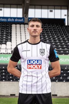 Semir Telalovic SSV Ulm 1846 Football 2 Bundesliga, portrait date 2024 2025 Semir Telalovic 29, SSV Ulm 1846 Football Ulm Donaustadion Baden Württemberg Germany
