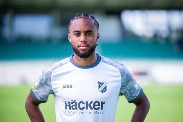 Dominique Ndure SV Rödinghausen Regionalliga West, portrait date 2024 2025