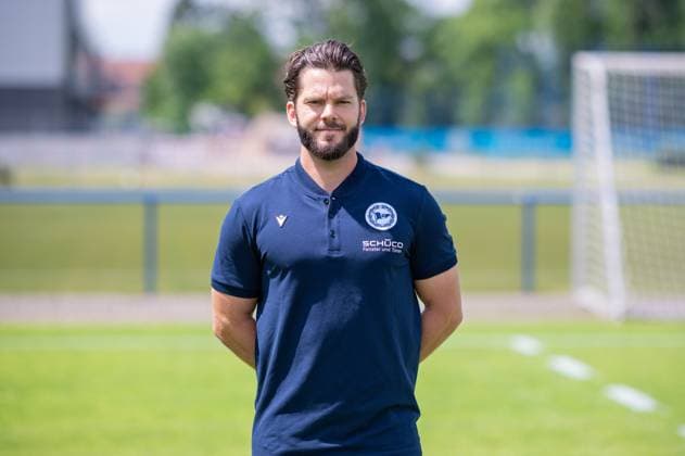 Niklas Klasen Athletics Coach DSC Arminia Bielefeld 3 Liga, portrait date 2024 2025